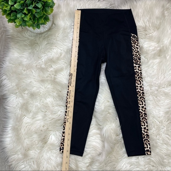Zyia Active Leopard Print Brilliant Hi-Rise Leggings 6-8 - Picture 3 of 6